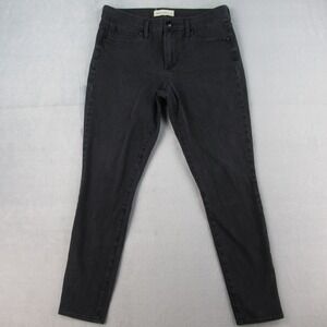 Gap 1969 True Skinny Jeans Womens 29 Regular Black Denim Stretch Pants 29R